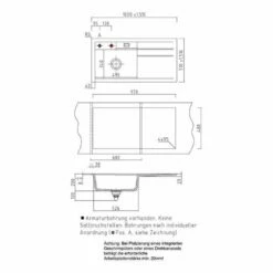 Systemceram Einbauspüle KeraDomo Bela 100 Becken Links -SPUELENPROFI Verkäufe systemceram einbauspuele keradomo bela 100 becken links3