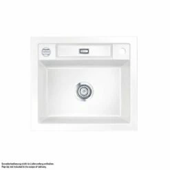 Systemceram Einbauspüle KeraDomo Bela 57 F Flächenbündig Einbaubar