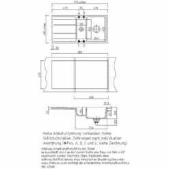 Systemceram Einbauspüle KeraDomo GENEA 100 F Flächenbündig Einbaubar -SPUELENPROFI Verkäufe systemceram einbauspuele keradomo genea 100 f flaechenbuendig einbaubar3