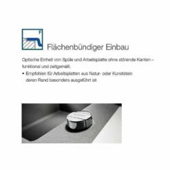 Systemceram Einbauspüle KeraDomo GENEA 100 F Flächenbündig Einbaubar -SPUELENPROFI Verkäufe systemceram einbauspuele keradomo genea 100 f flaechenbuendig einbaubar4