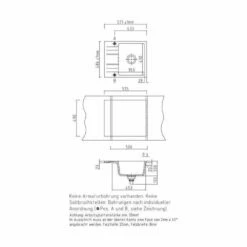 Systemceram Einbauspüle KeraDomo Genea 60 F Flächenbündig Einbaubar -SPUELENPROFI Verkäufe systemceram einbauspuele keradomo genea 60 f flaechenbuendig einbaubar4
