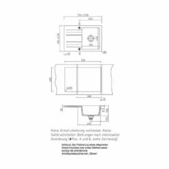 Systemceram Einbauspüle KeraDomo GENEA 75 -SPUELENPROFI Verkäufe systemceram einbauspuele keradomo genea 753