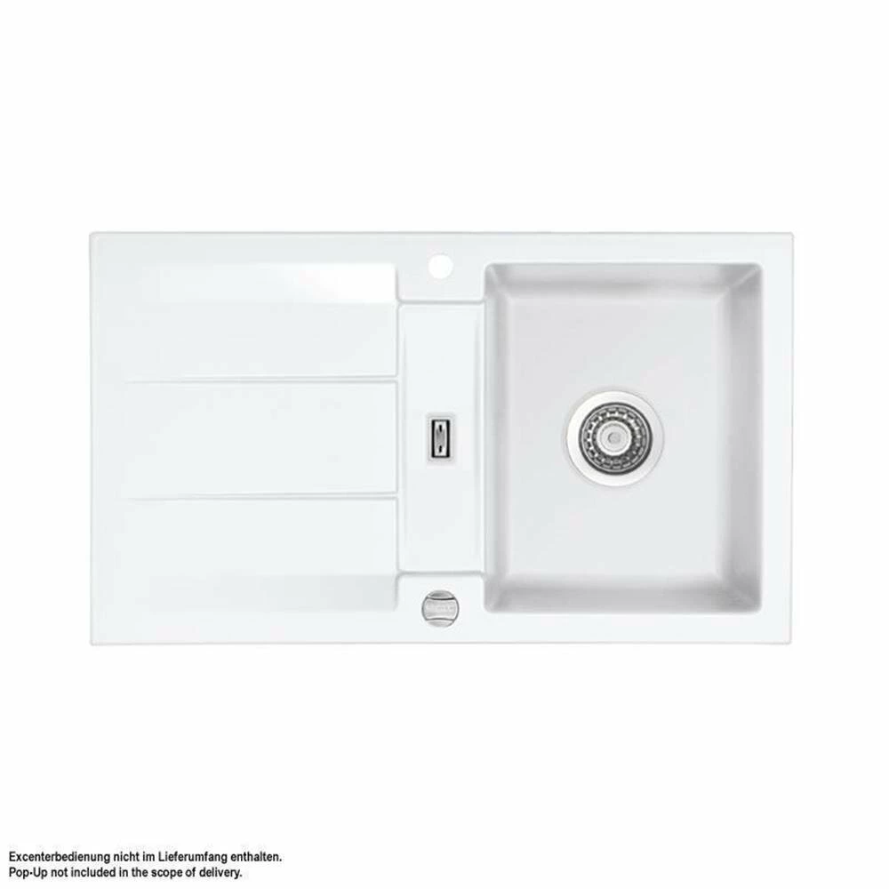 Systemceram Einbauspüle KeraDomo Genea 87 3 Systemceram Einbauspüle KeraDomo Genea 87