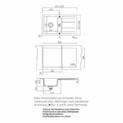 Systemceram Einbauspüle KeraDomo Genea 87 10 Systemceram Einbauspüle KeraDomo Genea 87 -SPUELENPROFI Verkäufe systemceram einbauspuele keradomo genea 873