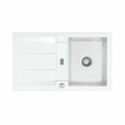 Systemceram Einbauspüle KeraDomo Genea 87 13 Systemceram Einbauspüle KeraDomo Genea 87 -SPUELENPROFI Verkäufe systemceram einbauspuele keradomo genea 876