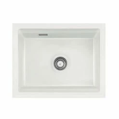 Systemceram Einbauspüle KeraDomo Kara 57 F/o Flächenbündig Einbaubar