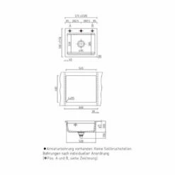 Systemceram Einbauspüle KeraDomo Kara 57 8 Systemceram Einbauspüle KeraDomo Kara 57 -SPUELENPROFI Verkäufe systemceram einbauspuele keradomo kara 573