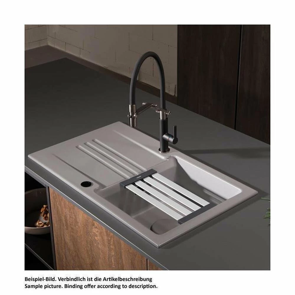 Systemceram Einbauspüle KeraDomo Kara 85 4 Systemceram Einbauspüle KeraDomo Kara 85 – Bild 2