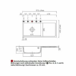 Systemceram Einbauspüle KeraDomo MERA 100 SL F Becken Links Flächenbündig 9 Systemceram Einbauspüle KeraDomo MERA 100 SL F Becken Links Flächenbündig -SPUELENPROFI Verkäufe systemceram einbauspuele keradomo mera 100 sl f becken links flaechenbuendig3