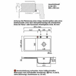 Systemceram Einbauspüle KeraDomo MERA 90 F Becken Rechts Flächenbündig -SPUELENPROFI Verkäufe systemceram einbauspuele keradomo mera 90 f becken rechts flaechenbuendig3