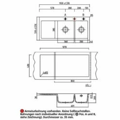 Systemceram Einbauspüle KeraDomo MERA DOUBLE Becken Rechts 6 Systemceram Einbauspüle KeraDomo MERA DOUBLE Becken Rechts -SPUELENPROFI Verkäufe systemceram einbauspuele keradomo mera double becken rechts2