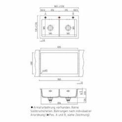 Systemceram Einbauspüle KeraDomo MERA TWIN -SPUELENPROFI Verkäufe systemceram einbauspuele keradomo mera twin3