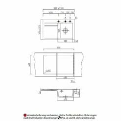 Systemceram Einbauspüle KeraDomo STEMA 80 Becken Rechts -SPUELENPROFI Verkäufe systemceram einbauspuele keradomo stema 80 becken rechts3
