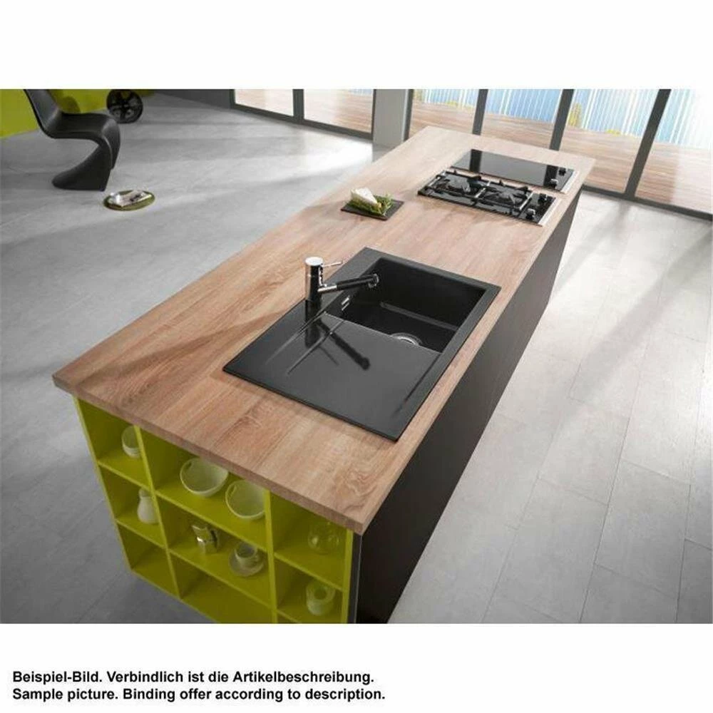 Systemceram Einbauspüle KeraDomo STEMA 80 F Flächenbündig Becken Links 4 Systemceram Einbauspüle KeraDomo STEMA 80 F Flächenbündig Becken Links – Bild 2