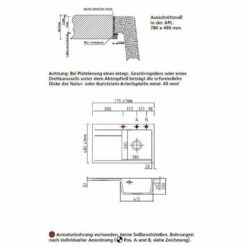 Systemceram Einbauspüle KeraDomo STEMA 80 F Flächenbündig Becken Rechts 8 Systemceram Einbauspüle KeraDomo STEMA 80 F Flächenbündig Becken Rechts -SPUELENPROFI Verkäufe systemceram einbauspuele keradomo stema 80 f flaechenbuendig becken rechts3