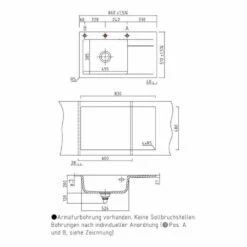 Systemceram Einbauspüle KeraDomo STEMA 86 SL Becken Links -SPUELENPROFI Verkäufe systemceram einbauspuele keradomo stema 86 sl becken links3