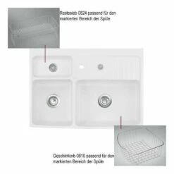 Systemceram Spülmodul KeraDomo CENTRA 90 (für 60 Cm Arbeitsplattentiefe) -SPUELENPROFI Verkäufe systemceram spuelmodul keradomo centra 90 fuer 60 cm arbeitsplattentiefe3