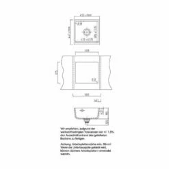 Systemceram Unterbaubecken KeraDomo MERA 42 U/g -SPUELENPROFI Verkäufe systemceram unterbaubecken keradomo mera 42 u g3