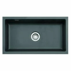 Systemceram Unterbauspüle KeraDomo MERA 80 U/g (mit Geschliffener Oberseite)