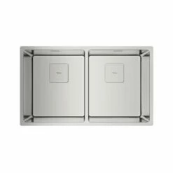 Teka Einbaubecken FLEXLINEA RS15 2B 740 Edelstahl