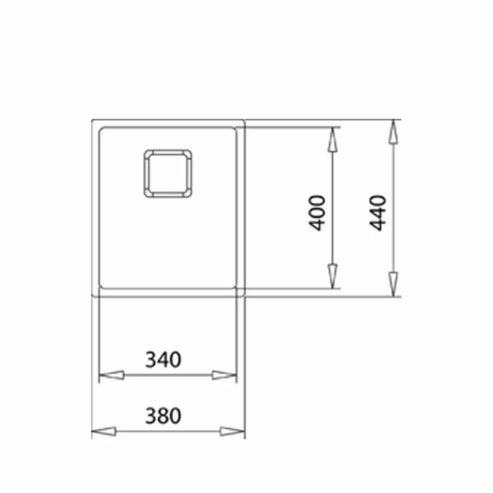 Teka Einbaubecken FLEXLINEA RS15 34.40 Edelstahl 5 Teka Einbaubecken FLEXLINEA RS15 34.40 Edelstahl – Bild 3