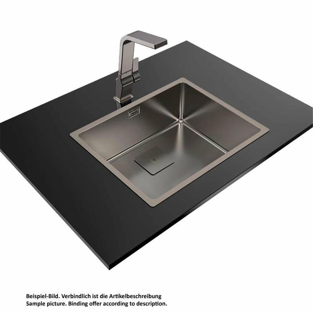 Teka Einbaubecken FLEXLINEA RS15 50.40 PVD Oberfläche 4 Teka Einbaubecken FLEXLINEA RS15 50.40 PVD Oberfläche – Bild 2