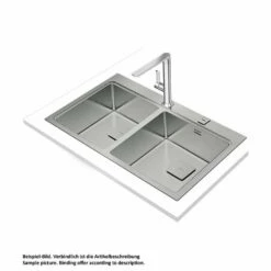 Teka Einbaubecken ZENIT RS15 2B 86 AUTO PRO Edelstahl -SPUELENPROFI Verkäufe teka einbaubecken zenit rs15 2b 86 auto pro edelstahl2