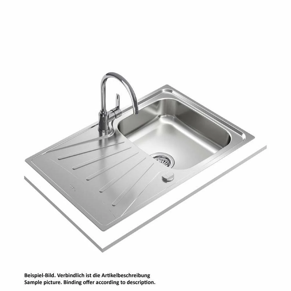 Teka Einbauspüle STARBRIGHT 45 E-XP 1B 1D Edelstahl 4 Teka Einbauspüle STARBRIGHT 45 E-XP 1B 1D Edelstahl – Bild 2