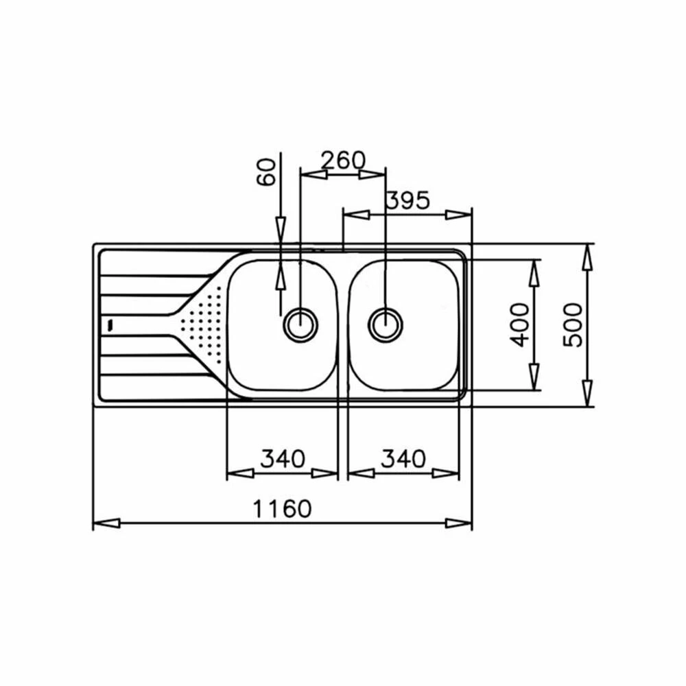 Teka Einbauspüle UNIVERSE 80 T-XP 2B 1D Edelstahl 5 Teka Einbauspüle UNIVERSE 80 T-XP 2B 1D Edelstahl – Bild 3