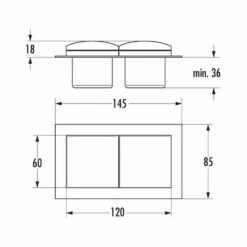 Thebo Mira BS1, Einbausteckdosenelemente 7 Thebo Mira BS1, Einbausteckdosenelemente -SPUELENPROFI Verkäufe thebo mira bs1 einbausteckdosenelemente3