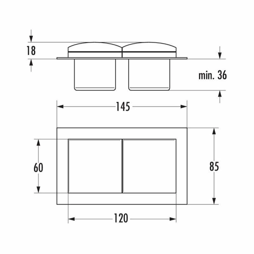 Thebo Mira BS1, Einbausteckdosenelemente 5 Thebo Mira BS1, Einbausteckdosenelemente – Bild 3