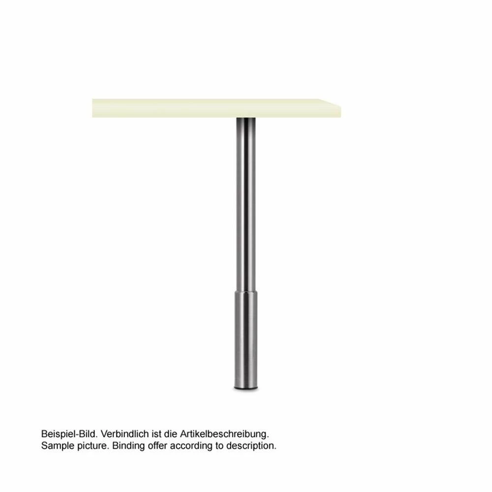 Trampolo 1 Rund, Stützfuß, Edelstahlfarbig 3 Trampolo 1 Rund, Stützfuß, Edelstahlfarbig