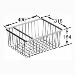Villeroy & Boch Drahtkorb, Edelstahl