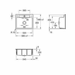 Villeroy & Boch Einbaubecken Flächenbündig Siluet 60 S Flat -SPUELENPROFI Verkäufe villeroy boch einbaubecken flaechenbuendig siluet 60 s flat3