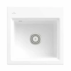 Villeroy & Boch Einbaubecken Subway Style 50 S Inklusive Abtropfgitter In Anthracite