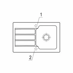 Villeroy & Boch Einbauspüle Architectura 45 -SPUELENPROFI Verkäufe villeroy boch einbauspuele architectura 454