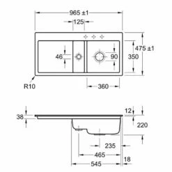 Villeroy & Boch Einbauspüle Flächenbündig Subway 60 Flat Becken Rechts -SPUELENPROFI Verkäufe villeroy boch einbauspuele flaechenbuendig subway 60 flat becken rechts3