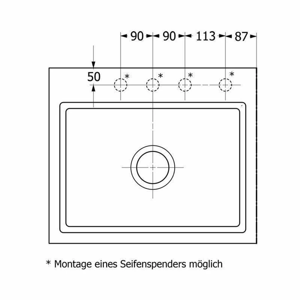 Villeroy & Boch Einbauspüle Flächenbündig Subway Style 60 S Flat Mit Abtropfgitter In Aluminium Gebürstet 6 Villeroy & Boch Einbauspüle Flächenbündig Subway Style 60 S Flat Mit Abtropfgitter In Aluminium Gebürstet – Bild 4