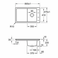 Villeroy & Boch Einbauspüle Flächenbündig Timeline 50 Flat -SPUELENPROFI Verkäufe villeroy boch einbauspuele flaechenbuendig timeline 50 flat3