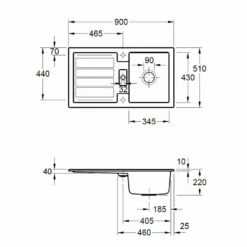 Titelseite -SPUELENPROFI Verkäufe villeroy boch einbauspuele flavia 502