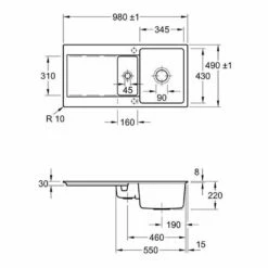 Villeroy & Boch Einbauspüle Siluet 60 R Flat Flächenbündig -SPUELENPROFI Verkäufe villeroy boch einbauspuele siluet 60 r flat flaechenbuendig3