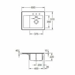 Villeroy & Boch Einbauspüle Subway 45 Compact Becken Rechts -SPUELENPROFI Verkäufe villeroy boch einbauspuele subway 45 compact becken rechts3