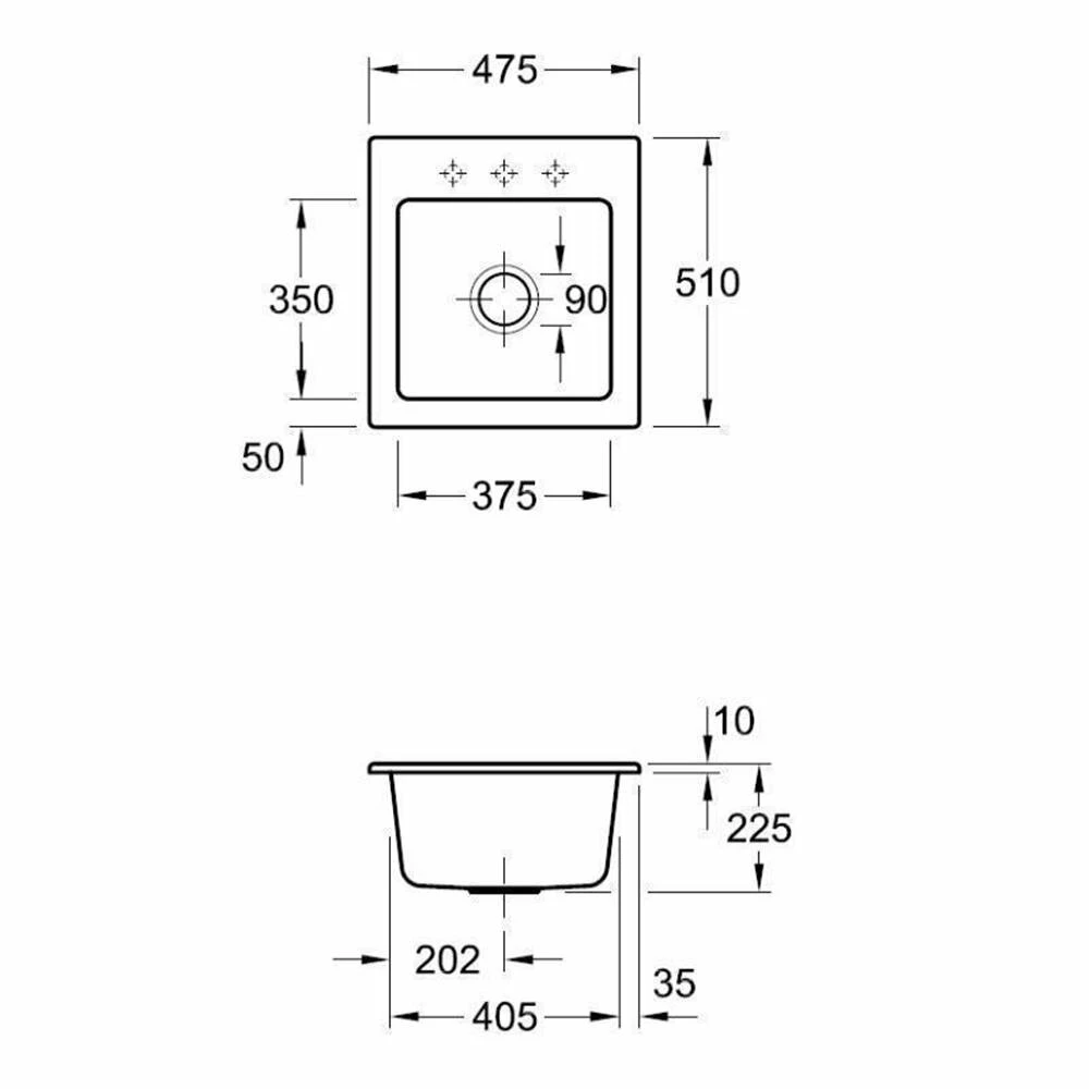 Villeroy & Boch Einbauspüle Subway 45 XS 5 Villeroy & Boch Einbauspüle Subway 45 XS – Bild 3
