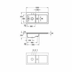 Villeroy & Boch Einbauspüle Subway 60 Becken Links -SPUELENPROFI Verkäufe villeroy boch einbauspuele subway 60 becken links3