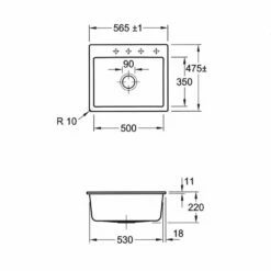 Villeroy & Boch Einbauspüle Subway 60 S Flat Flächenbündig -SPUELENPROFI Verkäufe villeroy boch einbauspuele subway 60 s flat flaechenbuendig3