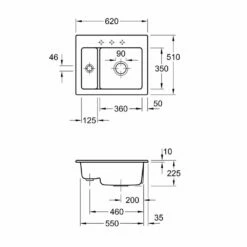 Villeroy & Boch Einbauspüle Subway 60 XM -SPUELENPROFI Verkäufe villeroy boch einbauspuele subway 60 xm3