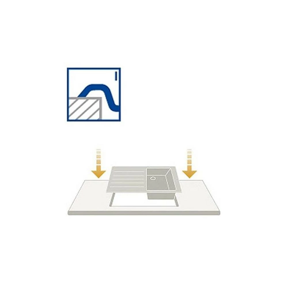 Villeroy & Boch Einbauspüle Subway Style 50 Becken Rechts 7 Villeroy & Boch Einbauspüle Subway Style 50 Becken Rechts – Bild 5