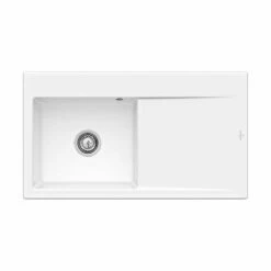 Villeroy & Boch Einbauspüle Subway Style 50 Flat (flächenbündig Einbaubar) Becken Links