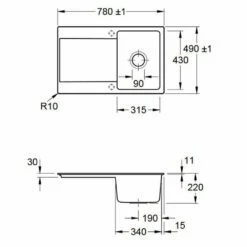 Villeroy & Boch Siluet 45 Flat -SPUELENPROFI Verkäufe villeroy boch siluet 45 flat3