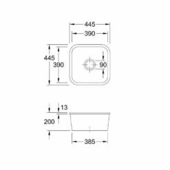 Villeroy & Boch Unterbauspüle Cisterna 50 -SPUELENPROFI Verkäufe villeroy boch unterbauspuele cisterna 503